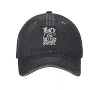 Unisexe C’est ce Que Je Fais Je Pêche Et Je Sais Choses Imprimé Casquette De Baseball Réglable Trucker Dad Hat Casquette De Baseball Snapback