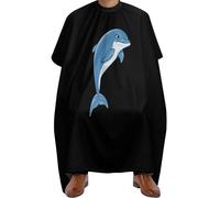 Unisexe Cape de Coupe, Dauphin mignon, Tablier de Barbier Professionnelle Cape de Cheveux pour Coiffeurs Couper Hommes