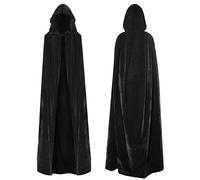 Unisexe Cape Halloween Cape Vampire Cape de Vampire, Halloween Déguisement pour Enfants et Adultes, Cape à Capuche Halloween Cape Costume pour Fête d'halloween, Carnaval, Thème des Vampires