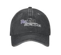 Unisexe Casquette Baseball Hip Hop Re Zéro Commencer la Vie dans Un Autre Monde Manga Casquette Cowboy Chapeau Adultes Chapeau Manga visière Chapeaux Hommes et Femmes Cadeau d’Anniversaire Parfait
