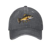 Unisexe Casquette Classic BB Cap avec Poisson Brochet Casquette Trucker Cap Rugged Lcasquette De Baseball Adjustable Casquettes Sport pour Ete Hip Hop Vacances