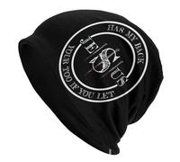 Unisexe Casquette De Cyclisme Jésus Me Soutient, Toi Aussi Si Tu Le Laisses Faire. Bonnet De Nuit Classique Slouch Beanie pour Le Patinage, Running, Le Camping