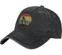 Unisexe Chapeau de Soleil Jai Alai Pelota Basque Jai Alai Lover Rétro Coucher de Soleil Drôle Casquette de Baseball Mignon Marque Homme Casquette Casquette de Sport Femme Plage Hommes