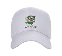 Unisexe Chapeau de Soleil Mode Vaynakh Casquette de Baseball Tchétchène pour Femmes Hommes Réglable Tchétchénie Drapeau Carte Papa Chapeau Extérieur Snapback Caps Cadeau