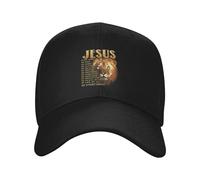 Unisexe Chapeau de Soleil Personnalisé Classique Jésus Est Mon Dieu Mon Roi Lion Casquette De Baseball Hommes Femmes Réglable Papa Chapeau Sports Snapback Caps Cadeau
