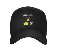 Unisexe Chapeau de Soleil personnalisé Classique Pays Bas Drapeau Baseball Cap Femmes Hommes Réglable Adulte Fier D’être Hollandais Papa Chapeau Extérieur Chapeau De Soleil Cadeau