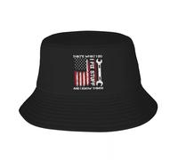 Unisexe Chapeau de Soleil Personnalisé I Fix Stuff Bucket Hat Femmes Hommes Mécanicien Ingénieur Cadeau Extérieur Soleil Été Pêche Cap Cadeau