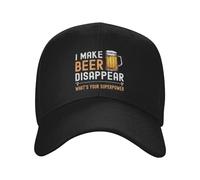 Unisexe Chapeau de Soleil personnalisé Je Fais disparaître la bière Quel est Votre superpouvoir Casquette de Baseball drôle à Boire Sports ?? Cadeau Ajustable Dad Hat Summer Snapback Hats