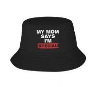 Unisexe Chapeau de Soleil Personnalisé Ma Maman Dit Je Spécial Chapeau De Seau Femmes Hommes Extérieur Soleil Été Camping Pêche Cap Cadeau