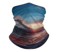 Unisexe Chapeaux Demi-Visage, Bandeaux Vagues de l'océan Multi-Usage Décoration faciale pour Adulte Homme Ski