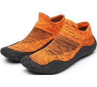 Unisexe Chaussette Aqua Chaussures Skinners Natation Sneakers Yoga Minimaliste Plage Sports Pieds Nus Ultra Portable Léger Run Chaussures-Orange||37-38