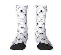 Unisexe Chaussettes Courtes, Emblème du Département des prisons de Chypre, Socquettes Sportswear Durable Chaussettes de Sports pour Trekking Randonnée 40cm