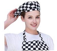 Unisexe Coton Beret Toque Respirant Cap Cuisine Workwear Cuisson Casquettes Chef de Accessoires pour Femmes Hommes