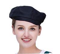 Unisexe Coton Beret Toque Respirant Cap Cuisine Workwear Cuisson Casquettes Chef de Accessoires pour Femmes Hommes