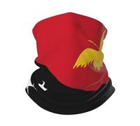 Unisexe Echarpe Gaiter Drapeau De La Nouvelle-Guinée Protection du Visage Microfibre Balaclava Respirant Cache-Col pour Escalade Bike Ski