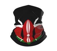 Unisexe Echarpe Gaiter J'aime Le Drapeau du Kenya Bandeau Magique Multi-Usage Headwrap Microfibre Balaclava pour Escalade Ski Bike