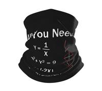 Unisexe Echarpe Gaiter Tout Ce Dont Vous Avez Besoin, C'est D'Aimer Les Maths Décoration Faciale Élastique Tube Bandeaux Respirant Echarpe Tête Pirate pour Bike Ski Randonnée