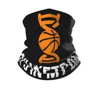 Unisexe Echarpe Tête Pirate Le Basket, C'est dans Mon Adn Décoration Faciale Unique Echarpe Gaiter Anti-Solaire Bandana pour Motorcycle Randonnée Course À Pied