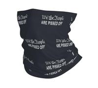 Unisexe Écharpe Tube Nous, Le Peuple, Sommes en Colère. Bandana Séchage Rapide Décoration Faciale pour Femme Cyclisme Sports