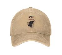 Unisexe et à la Mode Casual Isle of Man TT Casquettes De Baseball Moto Vieilli Denim Lavé Snapback Cap Entraînements Casquettes Cadeaux Chapeau Sports Cadeaux en Plein Air