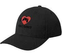 Unisexe et à la Mode J’Aime Les Jeux vidéo Casquette de Baseball Casquette de Baseball Rave Chapeaux pour Filles Sports pour Hommes Cadeaux en Plein air Cool