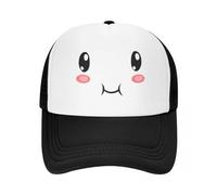 Unisexe et à la Mode Kawaii émotionnel Face Icon - Style Japonais #6 Casquette de Baseball Mode Plage Noir Bobble Hat Casquettes à la Mode pour Femmes Hommes Sports Cadeaux en Plein air