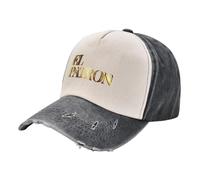 Unisexe et à la Mode Pablo Escobar Narcos El Patron Or Casquette de Baseball de Style Casquettes en Denim Vieilli Chapeau Rétro Extérieur Toutes Les Saisons Snapback Cap Sports Cadeaux en Plein air