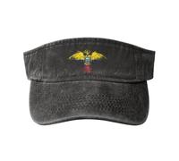 Unisexe Hip Pop Casquette Drapeau De L'Équateur D'Amérique Centrale Casquettes De Pêche Coton Trucker Cap pour Running, Extérieur, Homme