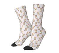 Unisexe Homme Chaussettes Motif Sans Couture En Forme De Sablier Socks Confortables Chaussettes De Sports Pour Marche Femme Yoga 40Cm