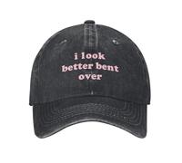 Unisexe j’AI l’air Mieux penché sur imprimé Casquette de Baseball réglable Trucker Papa Chapeau Casquette de Baseball Snapback