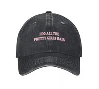 Unisexe Je Fais Toutes Les Jolies Filles Cheveux imprimé Casquette de Baseball réglable Camionneur Papa Chapeau Casquette de Baseball Snapback