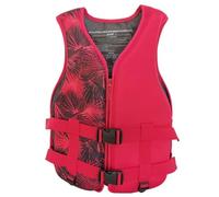 Unisexe Portable Veste de Kayak en Néoprène Haute Flottabilité Sangles Réglables pour Canoë Plongée Paddle Sports Nautiques(Red,XXL)
