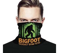 Unisexe Protection du Visage Bigfoot Sasquatch Bois Décoration Faciale Anti-Solaire Balaclava Microfibre Bandeaux pour Escalade Randonnée Bike