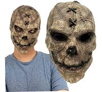 Unisexe rétro Old Scary Skull Halloween Mask Cosplay Horrible Head Full Face Latex Casque Costume effrayant