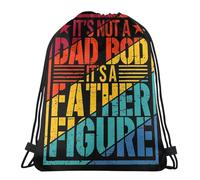 Unisexe Sac A Dos Cordon Ce n'est Pas Un Corps De Papa, C'est Une Figure Paternelle Sacs De Sport À Cordon Multifonctionnel Sac D'École pour Surf Homme Randonnée 36X42Cm