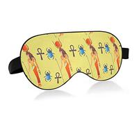 Unisexe sommeil masque pour les yeux ancienne egypte chanteuse ankh nuit masque de sommeil confortable oeil sommeil ombre couverture