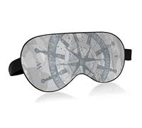 Unisexe sommeil masque pour les yeux navigation nautique gris nuit masque de sommeil confortable oeil sommeil ombre couverture