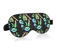 Unisexe sommeil masque pour les yeux Pastel Goth sorcière effrayant Halloween nuit masque de sommeil confortable oeil sommeil ombre couverture