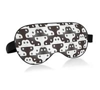 Unisexe sommeil masque pour les yeux Tai chi vache drôle nuit masque de sommeil confortable oeil sommeil ombre couverture