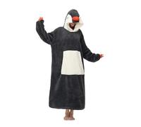 Unisexe Sweat à Capuche Couverture Pull Capuchon Peluche à Manches TV Plaid Couvertures Adulte Femme Homme Oversize Animal Hoodie Wearable Blanket