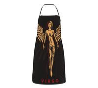 Unisexe Tablier De Cuisine Vierge, Douzième Signe du Zodiaque Tablier De Cuisine pour Enfant Personnalisé Professionnel Tabliers BBQ, pour La Pâtisserie, Barbecue, Café