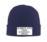 Unisexe Tricoté Bonnet C'est drôle, cite Toujours tes preuves, mec Tricoter Chapeau Respirant Knit Beanie pour Femme Ski Cyclisme