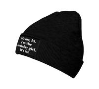 Unisexe Tricoté Bonnet C'est Moi Salut, Je suis l'anniversaire, C'est Moi Bonnet Hiver Chaud Tricot Extensible Beanie Hats pour Femme Ski Cyclisme