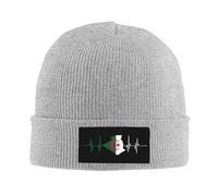 Unisexe Tricoté Bonnet Drôle d'Algérie Afrique Bonnet Hiver Chaud Tricot Extensible Casquette Tricoté pour Femme Sports Ski