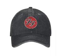 Unisexe Vintage Classique Musique F-Foo F-Fighters Band Hommes Femmes Casquette Baseball Logo Rock Concert Chapeaux en Coton Vieilli Vintage Activités Plein air Couvre-Chefs durables Confortables
