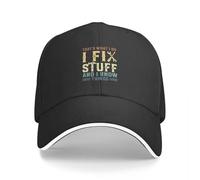 Unisexe Vintage classique That_s Ce que je fais Je répare des trucs je sais des choses Casquette de baseball dans le chapeau chapeau mignon chapeau de soleil Femmes Hommes durable confortable