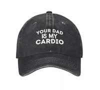 Unisexe Votre père est Mon Cardio imprimé Casquette de Baseball réglable Trucker Dad Hat Casquette de Baseball Snapback