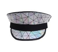 Unisexe Y2k Filles Marine Chapeau Noël Halloween PU Capitaine Femmes Carnaval Extérieur Couleur Argent Couleur Marine Chapeaux Pour Hommes Chapeaux Pour Femmes