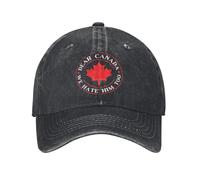 unisexes Cher Canada Nous le détestons aussi Casquette baseball Chasse au soleil Camping Bonnet de routier lavé de haute qualité Chapeaux routier pour hommes Streetwear adulte Casquettes baseball
