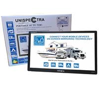Unispectra® 16 Pouces SmartReady TV12-24V / 230V HD LED Numérique TV DVB-T/T2 (TNT) USB PVR & Lecteur multimédia, HDMI, AV in/Out ; Idéal pour : Maison, Camping-Car, Bateau, Caravane, et Camion